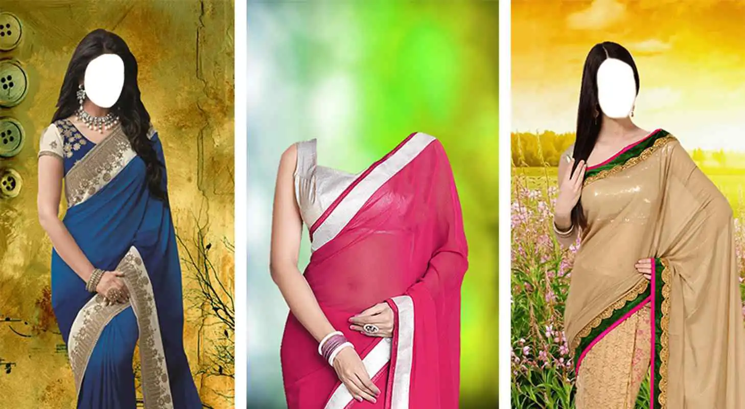 Play Woman Saree Photo Frames Editor|Saree Photo Suit